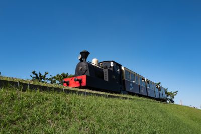 大阪府高石市の街並み(浜寺公園　子供汽車　浪花号)